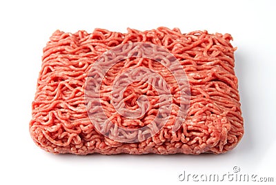 Fresh raw minced beef meat Stock Photo