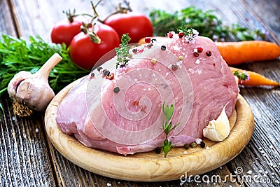 Fresh raw turkey meat Stock Photo