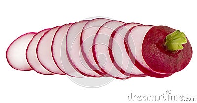 Fresh Red Radish Stock Photo