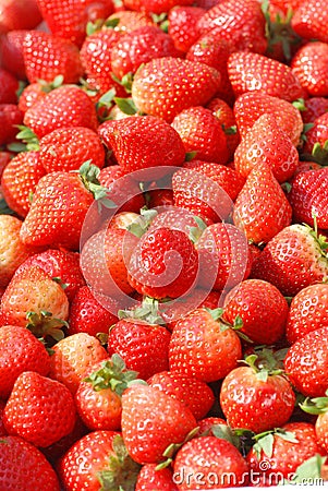 Fresh red strawberries Stock Photo