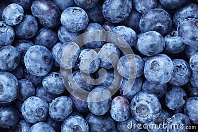 Fresh ripe blueberries berries Stock Photo