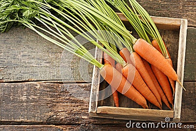 Ripe carrots Stock Photo