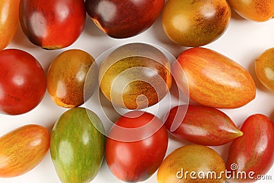 Fresh ripe mixed tomato Stock Photo