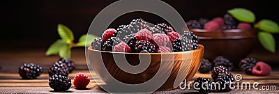 Fresh and ripe mulberries - delicious background banner for sale on stock photo platform Stock Photo