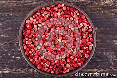 Fresh, ripe strawberries , wild berry Stock Photo