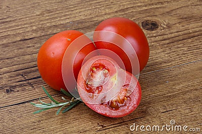 Fresh ripe tomato Stock Photo