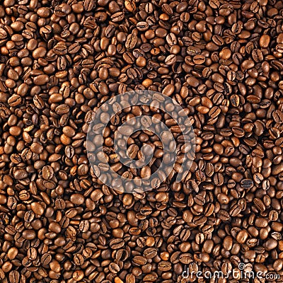 Fresh roasted coffee beans Stock Photo