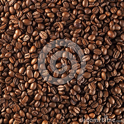 Fresh roasted coffee beans Stock Photo