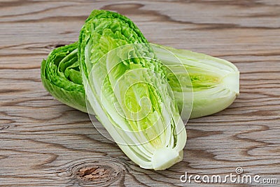 Fresh romaine lettuce. Stock Photo