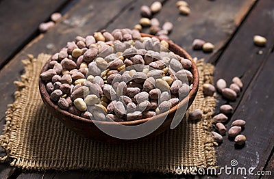 Fresh Rosted Peanuts Stock Photo