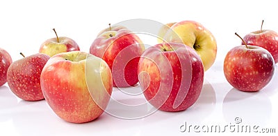 Fresh royal gala apples Stock Photo