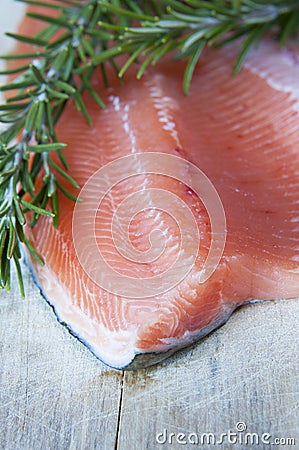 Fresh salmon Stock Photo