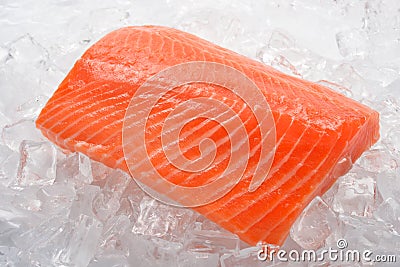 Fresh salmon Stock Photo