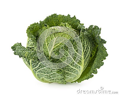 Fresh savoy cabbage Stock Photo