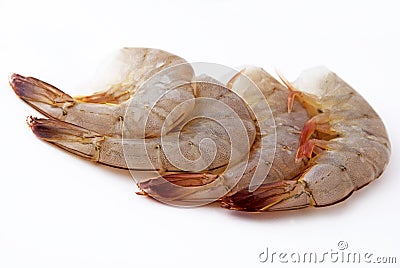 Fresh shrimps Stock Photo