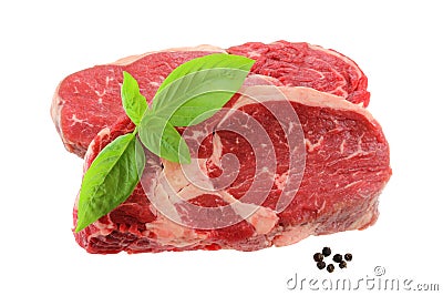 Fresh Sirloin steak Stock Photo