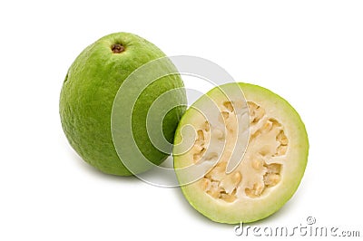 Fresh slice guava Stock Photo