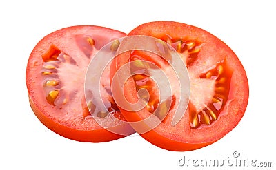 Fresh slice tomato Stock Photo