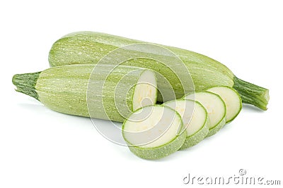 Fresh sliced marrow vegetable Stock Photo