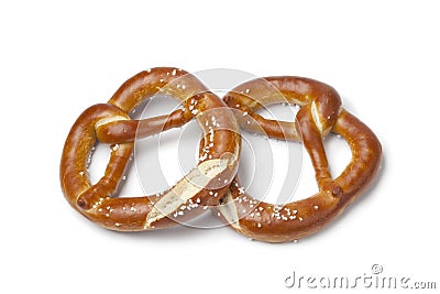 Fresh soft pretzels Stock Photo