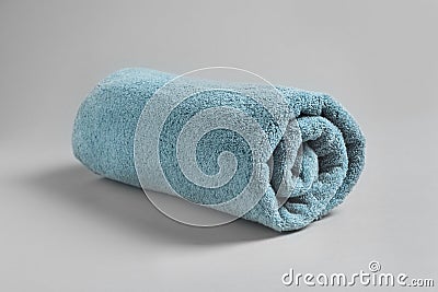 Fresh soft rolled towel Stock Photo