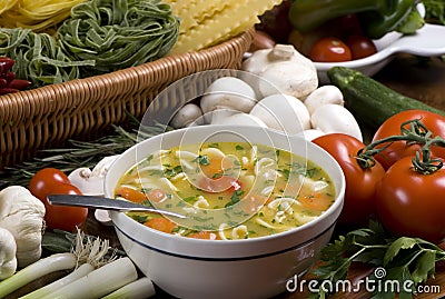 Fresh Soup 1 Stock Photo