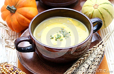 Fresh soup Stock Photo