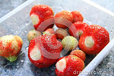 Fresh strawberries Stock Photo