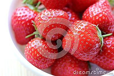 Fresh strawberries Stock Photo