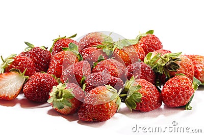 FRESH STRAWBERRIES FOR YOUR HEALTH Stock Photo