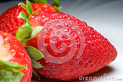 Fresh strawberry for fun and pleasure Stock Photo