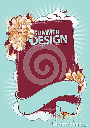 Fresh summer design Vector Illustration