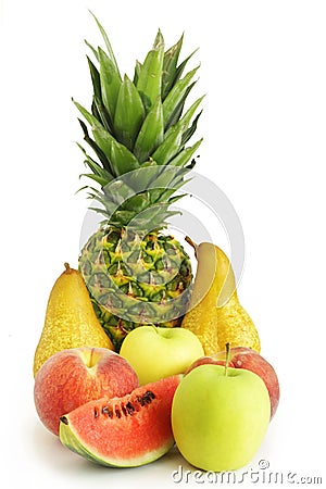 Fresh summer fruit Stock Photo