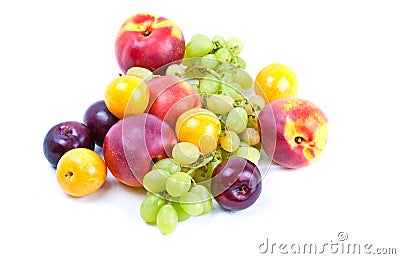 Fresh summer fruits Stock Photo