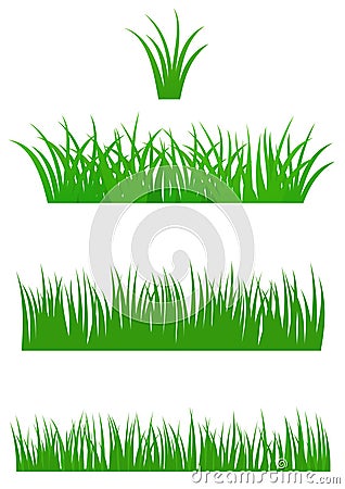 Fresh Summer Grass Vector Illustration