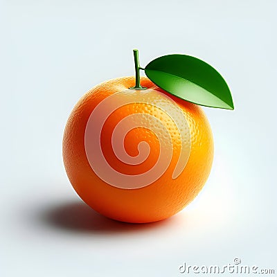 Fresh Tangerines Delight, Isolate Image, Generative AI. Stock Photo