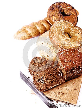 Fresh tasty bread Stock Photo