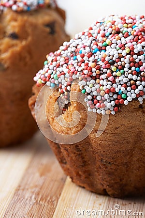 Fresh and tasty muffins Stock Photo