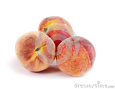 Fresh tasty peach still-life. Stock Photo