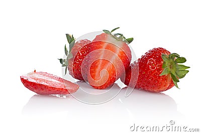 Fresh and tasty strawberries Stock Photo