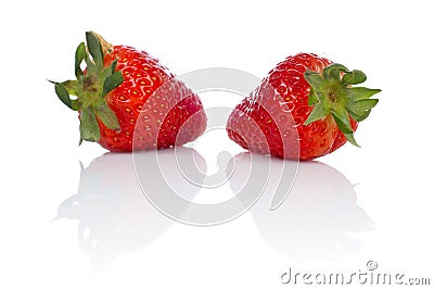 Fresh and tasty strawberries Stock Photo