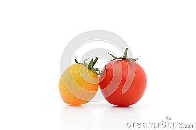 Fresh Tomato isolate on white background Stock Photo