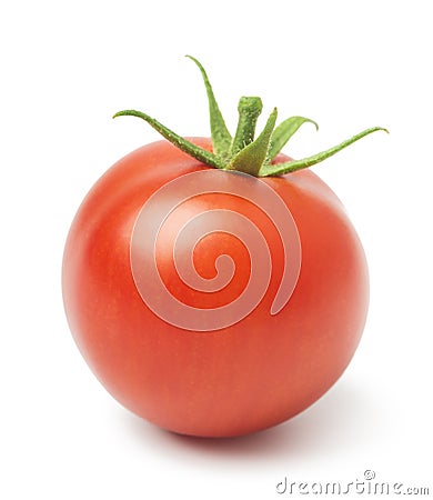 fresh tomato isolated on white background Stock Photo