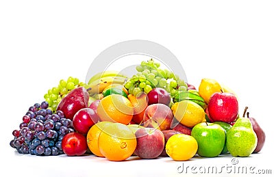 Fresh tropical fruits. Stock Photo