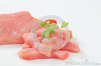 Fresh turkey meat Stock Photo