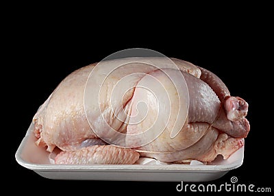 Fresh uncooked chicken Stock Photo