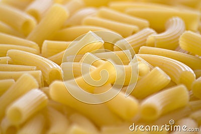 Fresh uncooked raw italian pasta Stock Photo