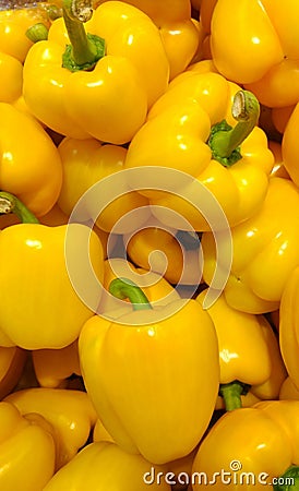 Fresh vegetables at supermarket Stock Photo