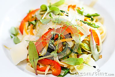 Fresh vegeterian salad Stock Photo