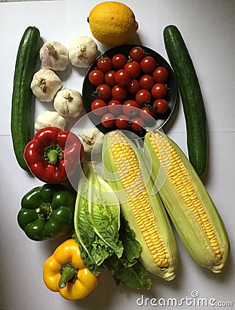 Fresh Veggies. Healthy food. Stock Photo